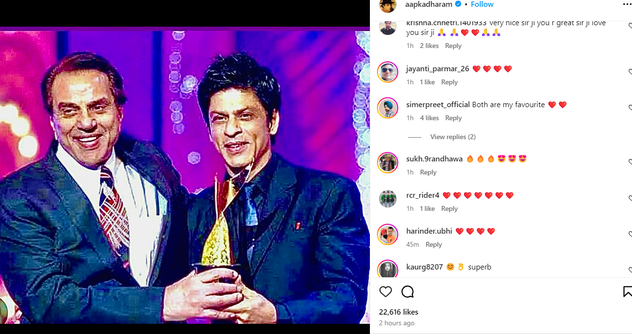 dharmendra-shah rukh